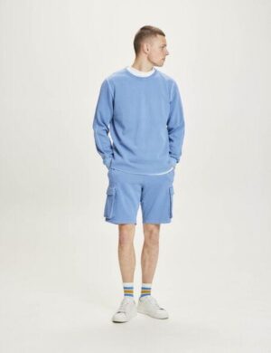 KnowledgeCotton Apparel Sweat shorts - NUANCE BY NATURE - aus Biobaumwolle