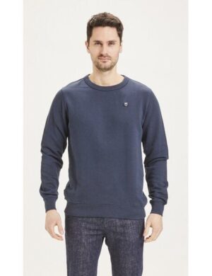 KnowledgeCotton Apparel Sweatshirt – ELM basic badge sweat – aus Bio-Baumwolle