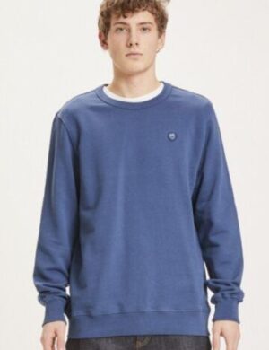 KnowledgeCotton Apparel Sweatshirt - ELM basic badge sweat - aus Bio-Baumwolle