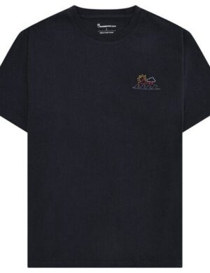 KnowledgeCotton Apparel T-Shirt Chest Print