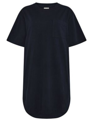 KnowledgeCotton Apparel T-Shirt-Kleid aus Bio-Baumwolle