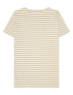 KnowledgeCotton Apparel T-Shirt-Kleid mit Streifen aus Bio-Baumwolle