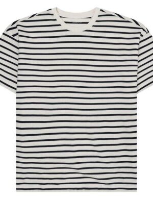 KnowledgeCotton Apparel T-Shirt Loose Stripes