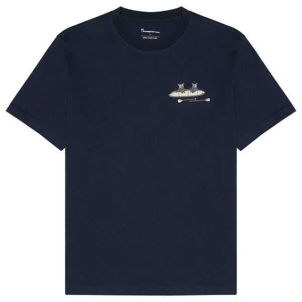 KnowledgeCotton Apparel Unisex T-Shirt Regular Print KnowledgeCotton Apparel Unisex T-Shirt Regular Print