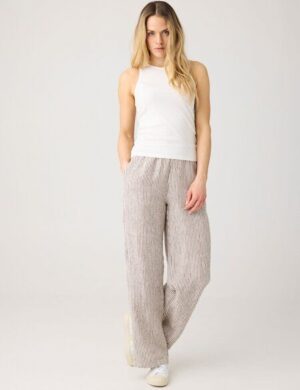 KnowledgeCotton Apparel Weite Hose POSEY aus Leinen