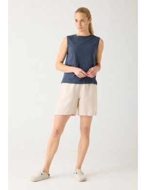 KnowledgeCotton Apparel Weite Shorts POSEY aus Leinen