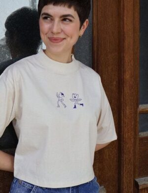 Kultgut Artdesign- Biofair- Flausch-Shirt im Boxistyle / HEY Summer!