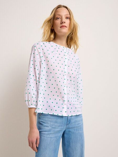 LANIUS Bluse Print Polka Dots aus Bio-Baumwolle LANIUS Bluse Print Polka Dots aus Bio-Baumwolle
