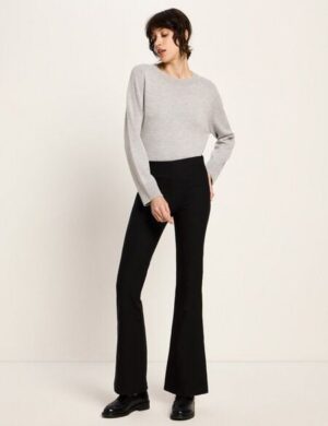 LANIUS Hose mit ausgestelltem Bein (GOTS)