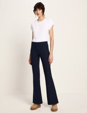 LANIUS Hose mit ausgestelltem Bein (GOTS)