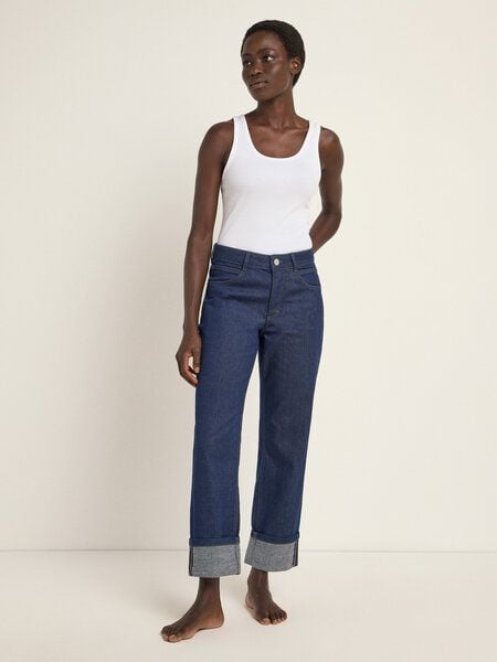 LANIUS Jeans mit Aufschlag (GOTS) aus Bio-Baumwolle LANIUS Jeans mit Aufschlag (GOTS) aus Bio-Baumwolle
