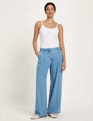 LANIUS Jeans mit Bundfalte aus TENCEL