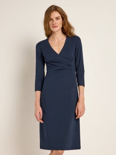 LANIUS Kleid in Wickelopik aus TENCEL Lyocell und Bio-Baumwolle LANIUS Kleid in Wickelopik aus TENCEL Lyocell und Bio-Baumwolle
