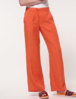 LANIUS Marlenehose aus Bio-Leinen