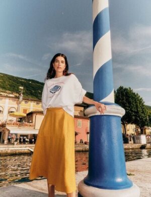 LANIUS Midirock (GOTS) aus Bio-Leinen