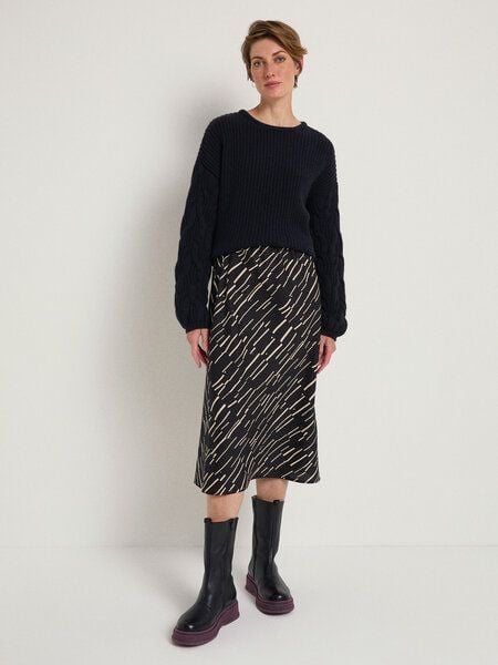 LANIUS Midirock Print Irregular aus TENCEL Lyocell LANIUS Midirock Print Irregular aus TENCEL Lyocell