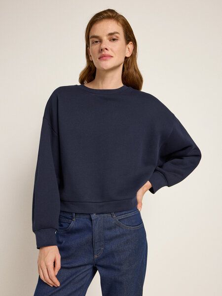LANIUS Oversize Sweatshirt (GOTS) aus Bio-Baumwolle und recyceltem Polyester LANIUS Oversize Sweatshirt (GOTS) aus Bio-Baumwolle und recyceltem Polyester