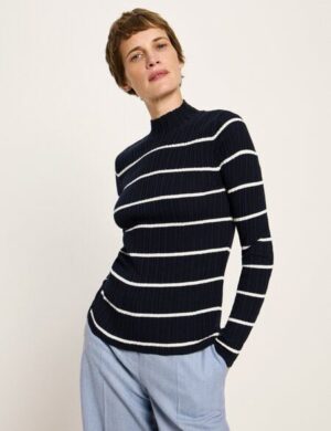 LANIUS Rippenpullover aus Bio-Baumwolle