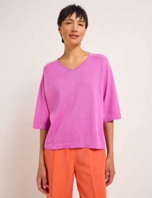 LANIUS Strickshirt aus Bio-Baumwolle