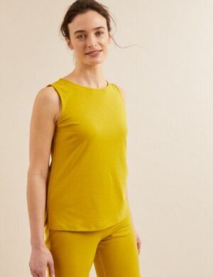 LANIUS Top aus Tencel Lyocell mit Bio-Baumwolle