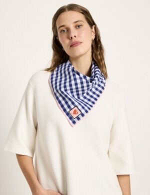 LANIUS Vichy-Karo Tuch (GOTS) aus Bio-Baumwolle