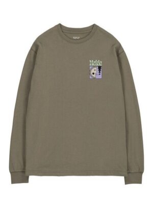 Makia Longsleeve für Männer Crescent – Dark Olive