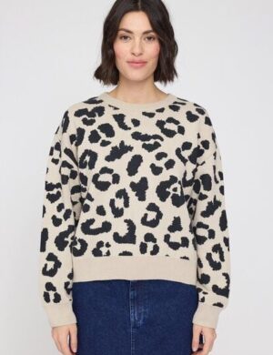 Mazine Baumwollstrickpullover Leo