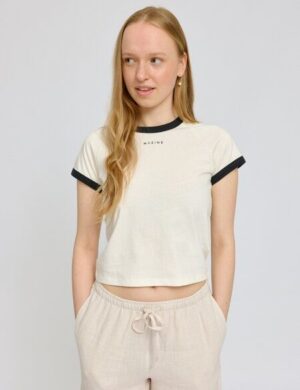 Mazine Contrast Bindings T-Shirt