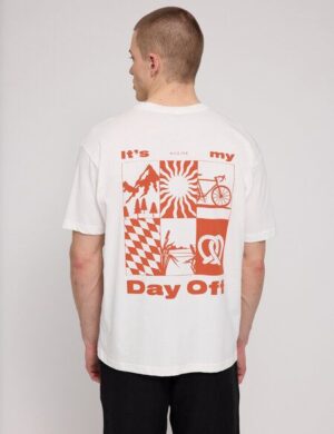 Mazine T-Shirt mit Backprint day off