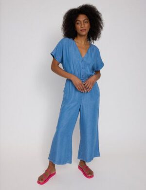 Mazine Wide Leg Tencel Jumpsuit