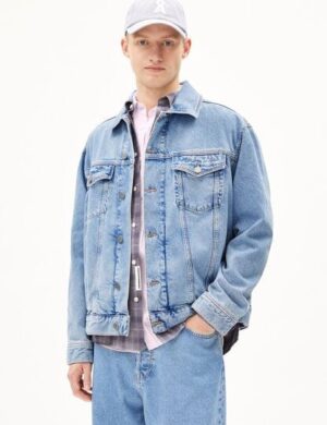 ARMEDANGELS TRAAKA Herren Jeansjacke aus recycelter Baumwolle