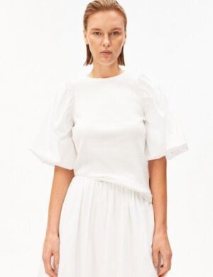 ARMEDANGELS PUFF SLEEVE Damen T-Shirt aus Bio-Baumwoll Mix