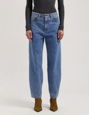 MUD Jeans Damen Jeans – Brooke High Barrel – aus biologischen Materialien