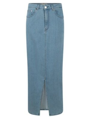 MUD Jeans Damen Jeans Ela Denim Skirt – Stone Washed