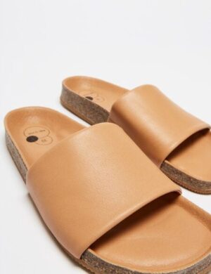 NINE TO FIVE #kato – edler Slipper aus leichter Microfaser mit bequemen Naturlatex-Fussbett