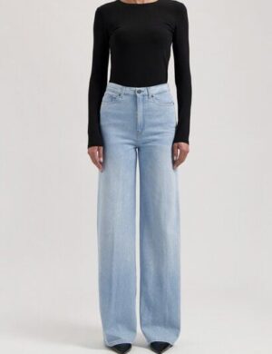 MUD Jeans Damen Jeans Loose Fit Sara – Stone Vintage