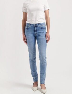MUD Jeans Damen Jeans Skinny Fit Skyler – Original Stone