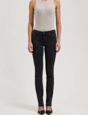 MUD Jeans Damen Jeans Slim Fit Faye – Stone