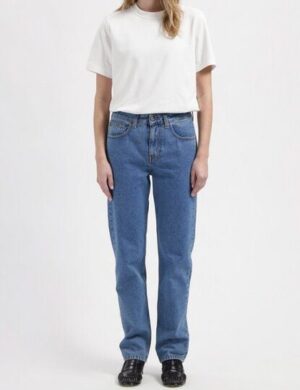 MUD Jeans Damen Jeans Straight Leg Go – Stone Vintage