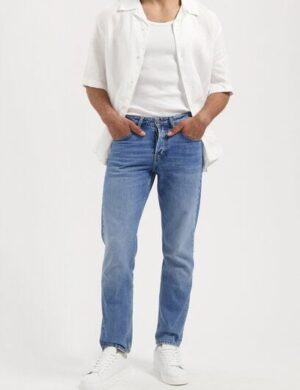 MUD Jeans Herren Jeans Hank Mid Tapered – Medium Aged