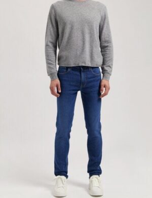 MUD Jeans Herren Jeans Tapered Daily – Stone Indigo