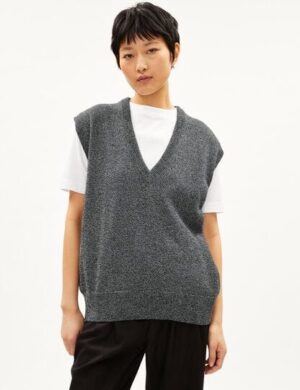 ARMEDANGELS MALUKAA CLEAN UP – Damen Stricktop Loose Fit aus Bio-Baumwoll Mix