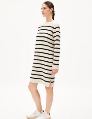 ARMEDANGELS MINIAA STRIPES Damen Strickkleid aus Bio-Baumwolle