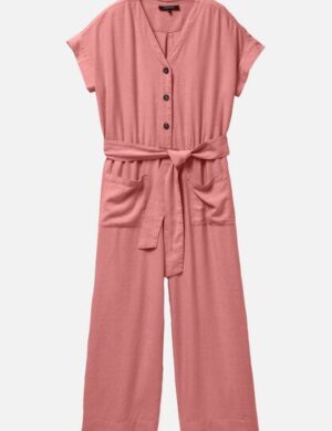 Damen Jumpsuit aus Leinen und LENZING ECOVERO Viskose Mix – DIANELLA – recolution