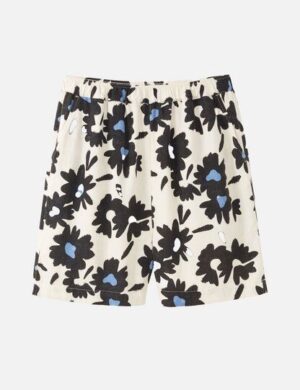 Damen Shorts aus Leinen und LENZING ECOVERO Viskose Mix – FIR BLOOM – recolution