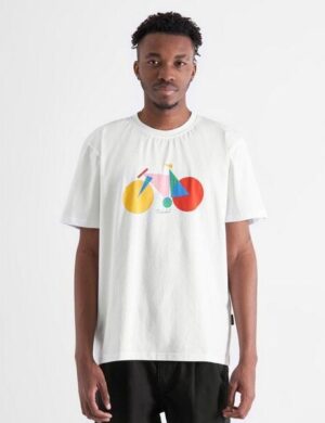 DEDICATED T-Shirt Stockholm – Paper Cut Bike – aus Bio-Baumwolle