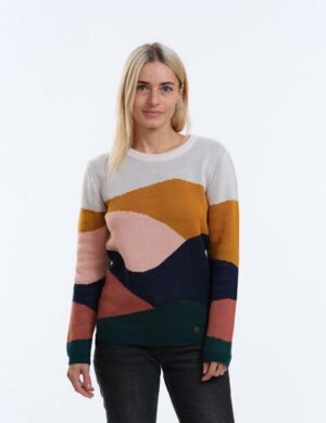 GARY MASH Pullover Lamona aus feinem Jacquardstrick