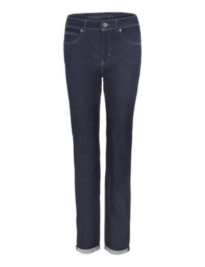 goodsociety Womens High Waist Slim Light Jeans Raw One Wash