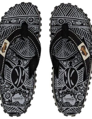 GUMBIES Black Nature – Badesandalen für Damen und Herren