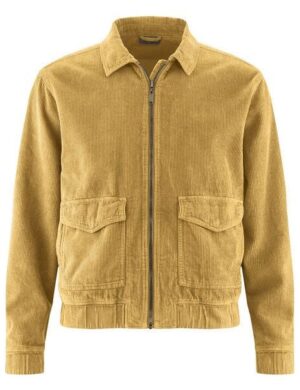 Hempage Herren Cord Jacke gefüttert Hanf/Bio-Baumwolle
